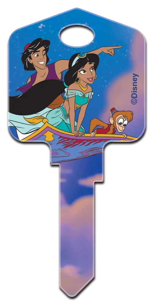 SC1-D121 Disney Keys Schlage Aladdin