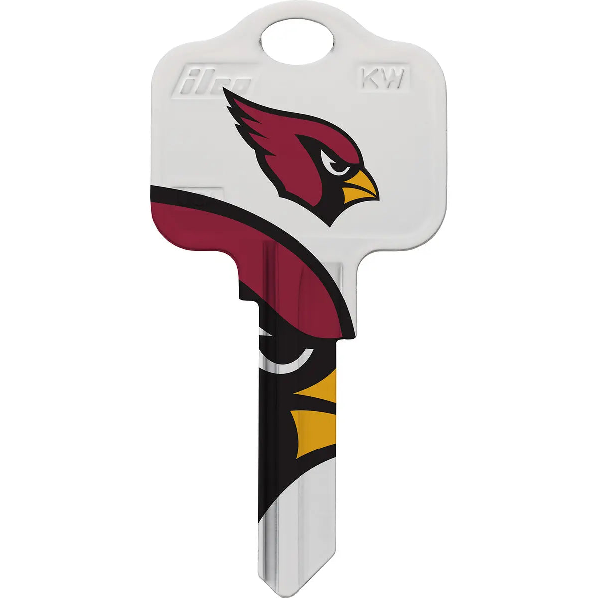 Kaba Ilco KW1-NFL-CARDINALS Arizona Cardinals Football House Key Blank KW Keyway