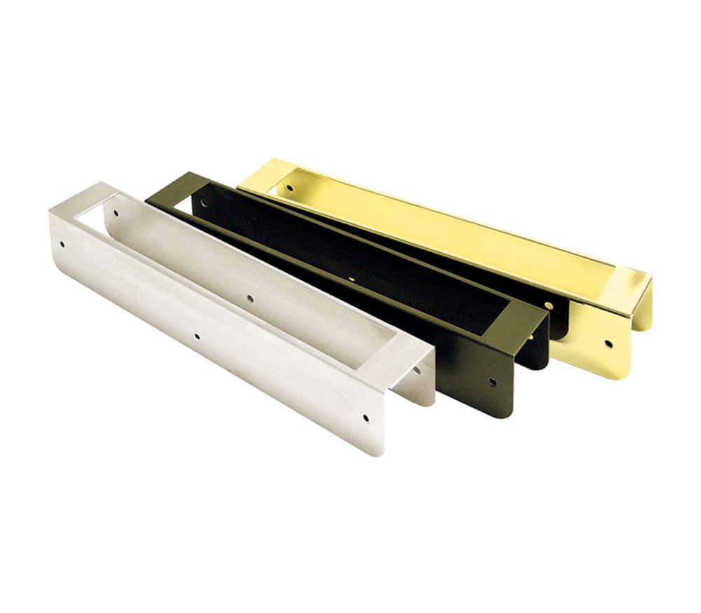 Securitron SWB-26D SAM Wood Bracket, Satin Chromium Plated