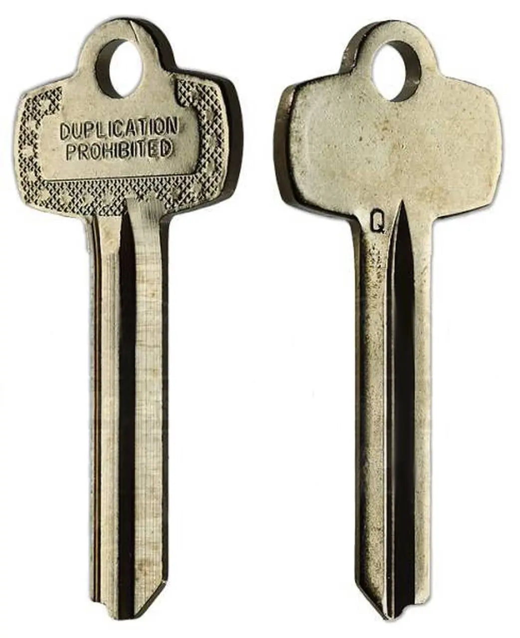 Kaba Ilco 1A1Q1 Look-Alike Best Q Key Blank, Nickel Silver