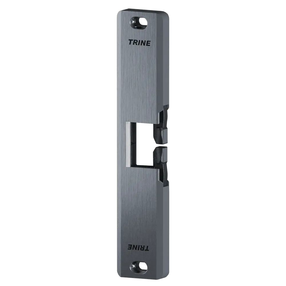 Trine 4850-32D Electric Strike for Rim Exit Devices – 1/2" Surface Mount, Satin Stainless Steel