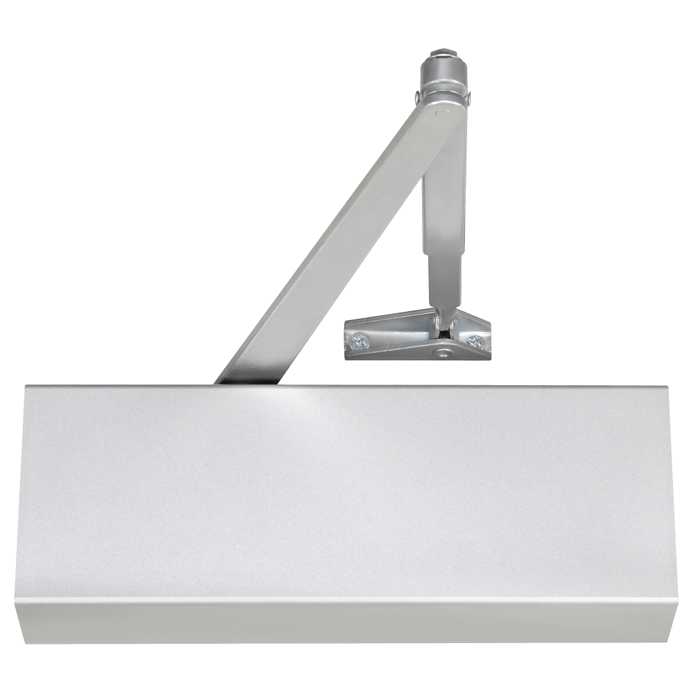 Norton 9500 689 Tri-Packed Door Closer, Adjustable Size 1-6, Aluminum Painted