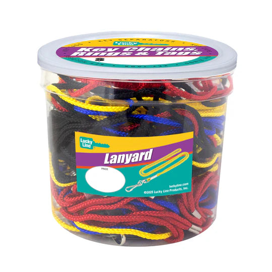 Lucky Line 42427 Badge Holder with Lanyard 50 Per Jar