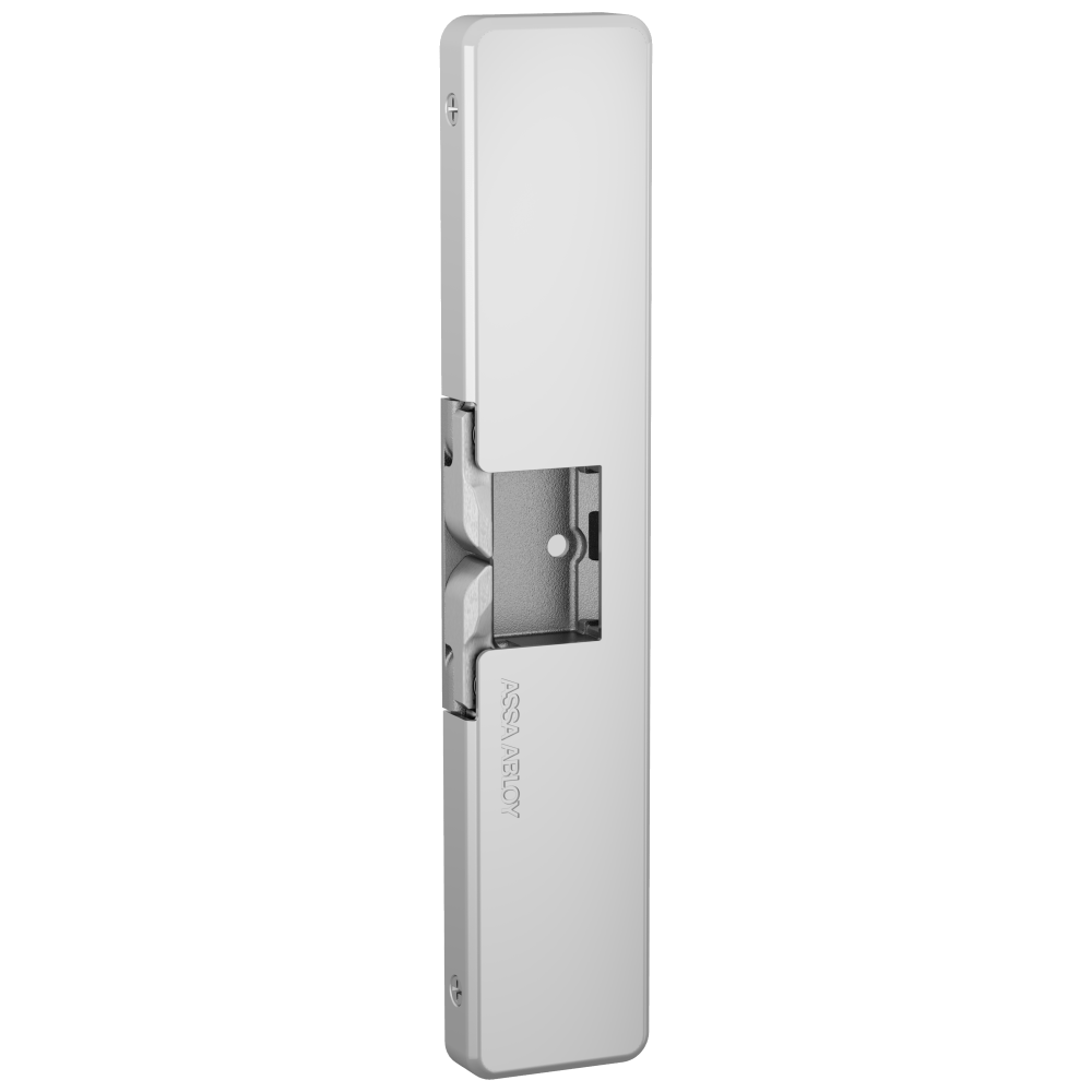 HES 9400-630-LBSM Fail Safe/Fail Secure, Complete 12/24VDC Electric Strike, Surface Mounted, 1/2" Thickness, Latchbolt Strike Monitor, Satin Stainless Steel