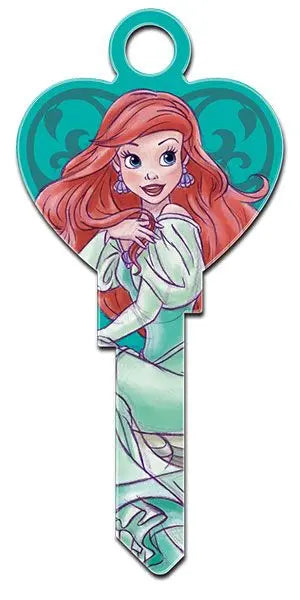 SC1-D111 Disney Keys Schlage ARIEL HEART - SHAPE!
