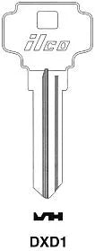 Kaba Ilco DXD1 Dexter Nickel Plated Key Blank (E193)