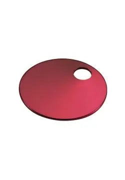 Lucky Line 25670 1-1/4" Aluminum Key Tag with 1 Hole Red 100 Per Display Box