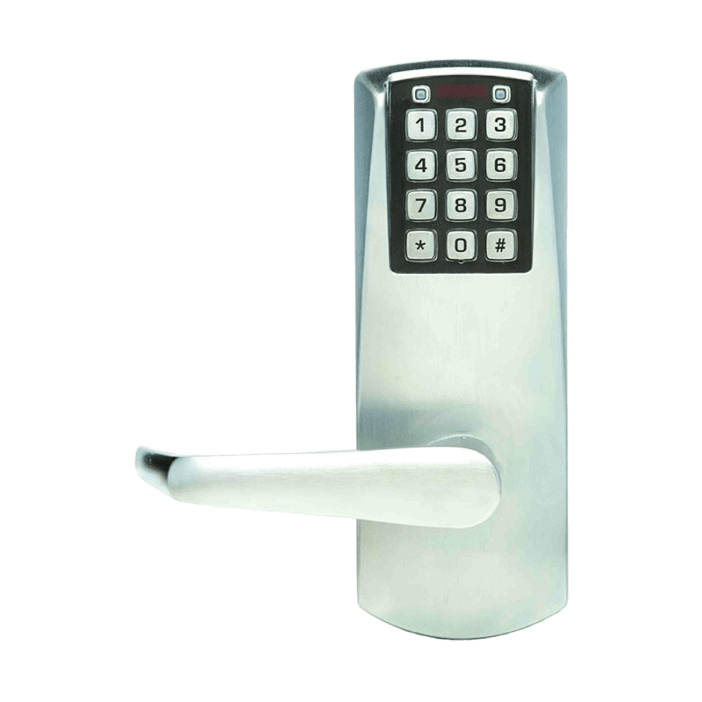 DormaKaba P2031LL-626-41 PowerPlex Cylindrical Lock, 2-3/4" Backset, 1/2" Throw, No Key Override, Satin Chrome