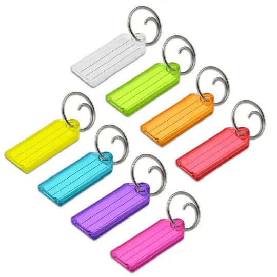 Lucky Line 12300 Key Tag with Tang Ring 100 Per Display Box