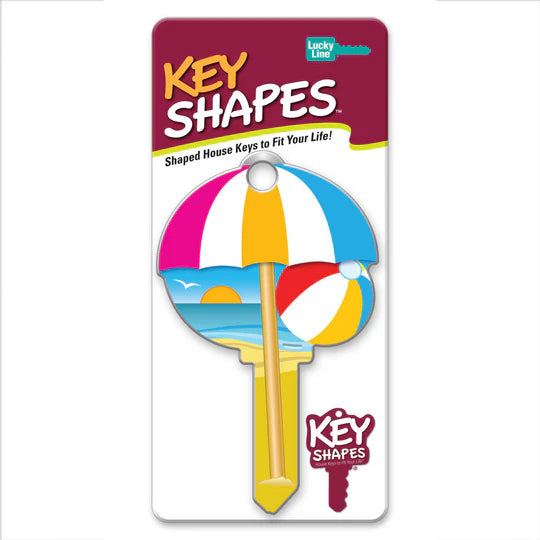 Lucky Line B113S Beach KeyShapes Blank, Schlage SC1