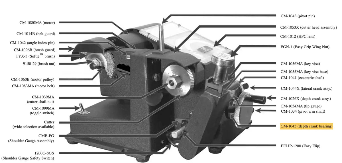 HPC CM1045 1200CM Depth Crank Bearing