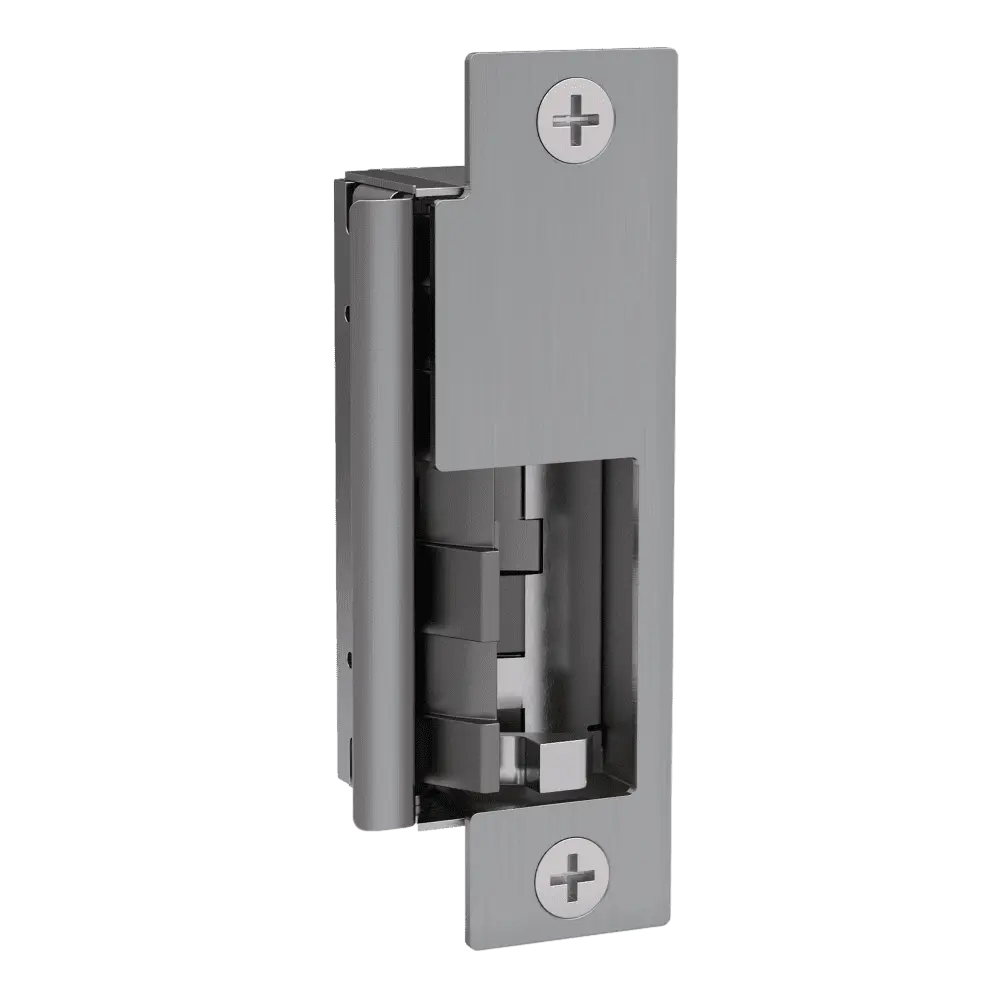 HES 8500-630 Fail Safe/Fail Secure, Body Only, 12/24VDC Electric Strike, Satin Stainless Steel Finish