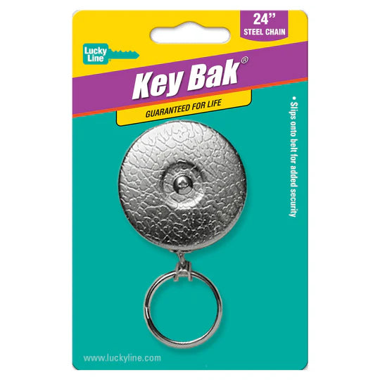 Lucky Line 43301 Chrome Key Bak Slip On 1 Per Card