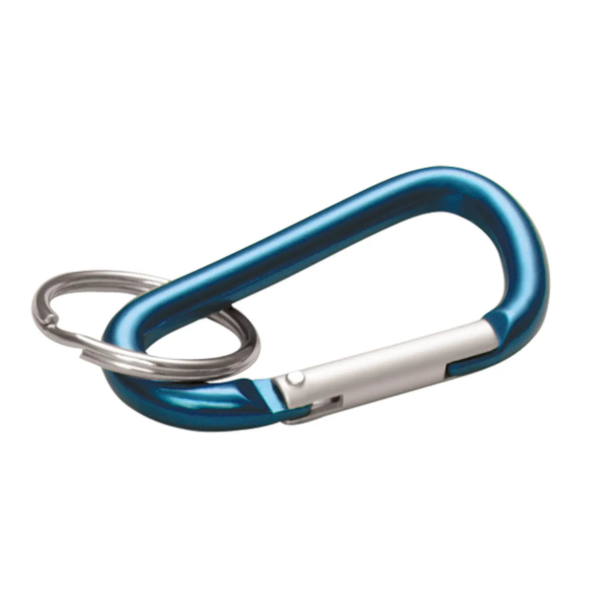 Lucky Line 46030 Small C-Clip with Split Key Ring Blue 10 Per Pack