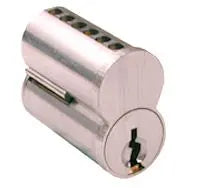 KSP 206J-26D Uncombinated Core 6 Pin J Keyway US26D Satin Chrome