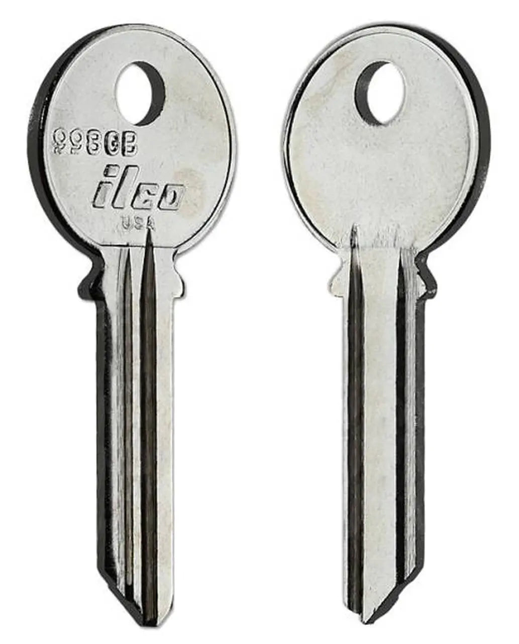 Kaba Ilco 998GB Key Blank – Yale GB Keyway, 6-Pin, Nickel-Plated Brass