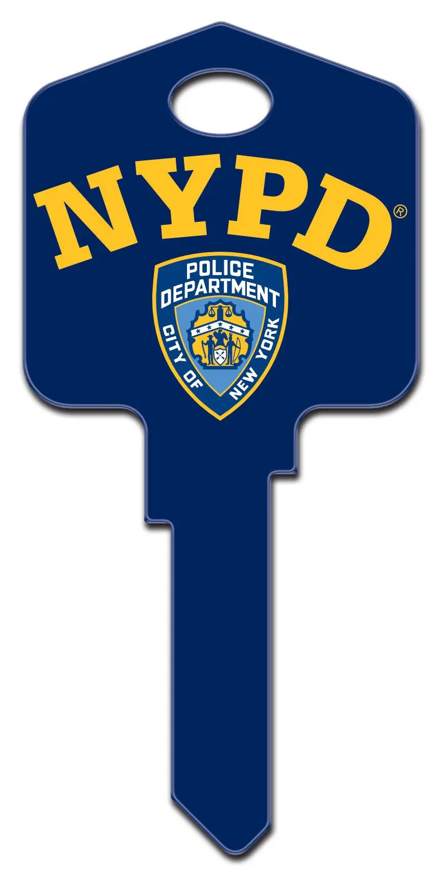 KW-NY1 New York Police Department NYPD House Key Blank Kwikset Keyway