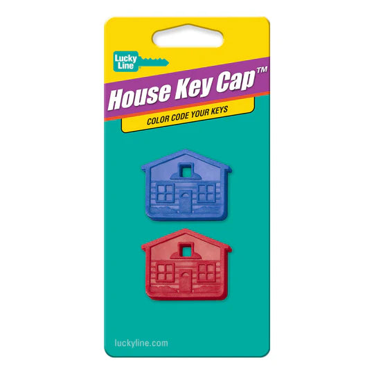 Lucky Line 16202 House Key Cap Asst 2 Per Card