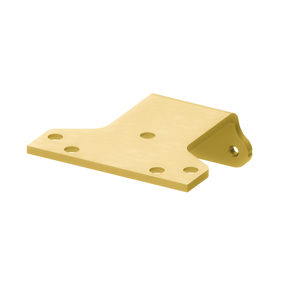 LCN 4050A-62PA 696 4050 Series Closer Part, Parallel Arm Shoe, Satin Brass Painted
