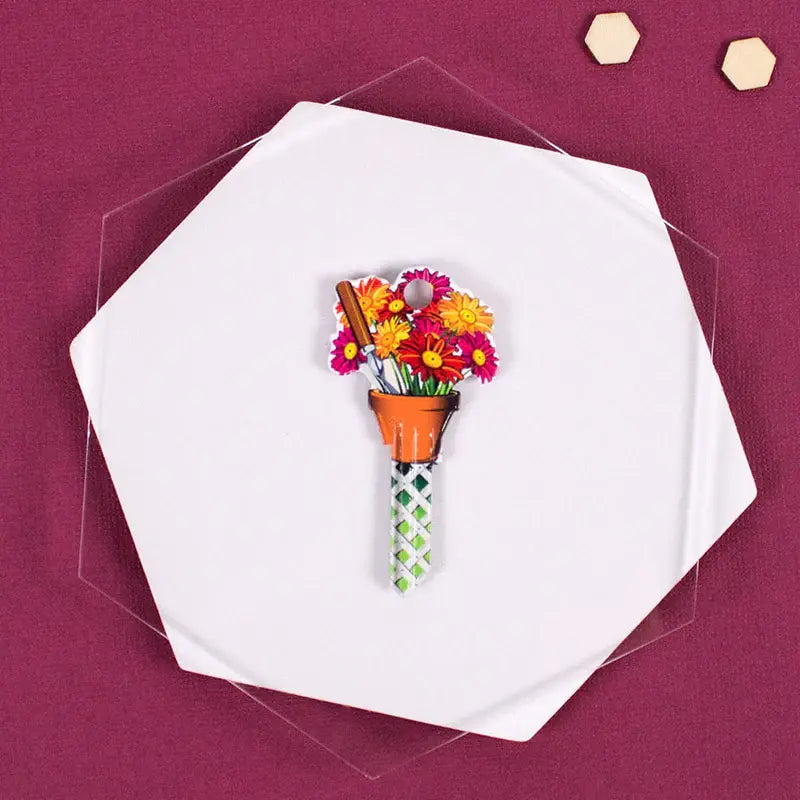 Lucky Line B142K Gardening KeyShapes Blank, Kwikset KW1/KW10