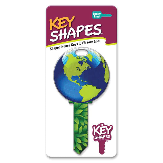 Lucky Line B127S Earth KeyShapes Blank, Schlage SC1