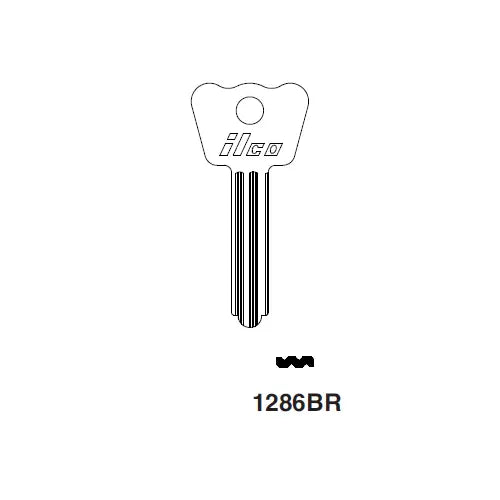 Kaba Ilco 1286BR Flat Steel Key Blank – Master Lock 22KR Padlock