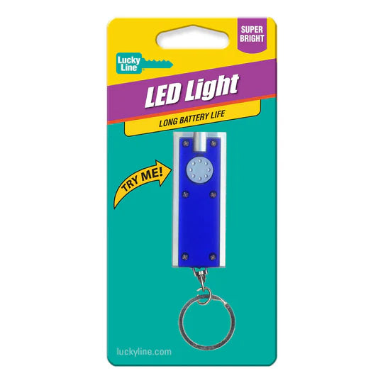 Lucky Line 63701 Flat LED Light Asst 1 Per Card