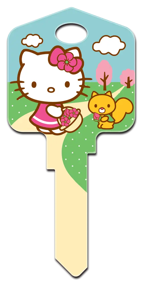 KW-SR8 Hello Kitty Keys Kwikset Springtime