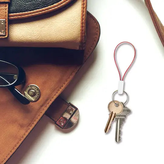 Lucky Line 40912 Key Loop Keychains Assorted Colors, 12 Per Pack