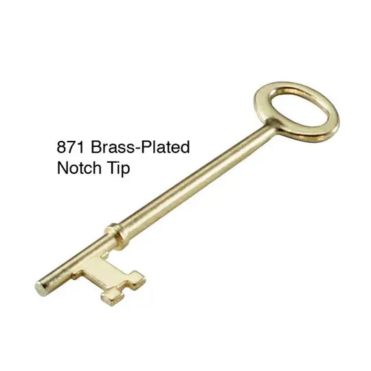 Lucky Line 87202 Flat and Notch Tip Skeleton Key 2 Per Card