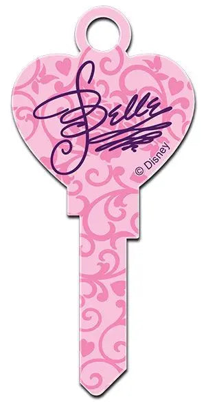 SC1-D113 Disney Keys Schlage BELLE HEART - SHAPE!