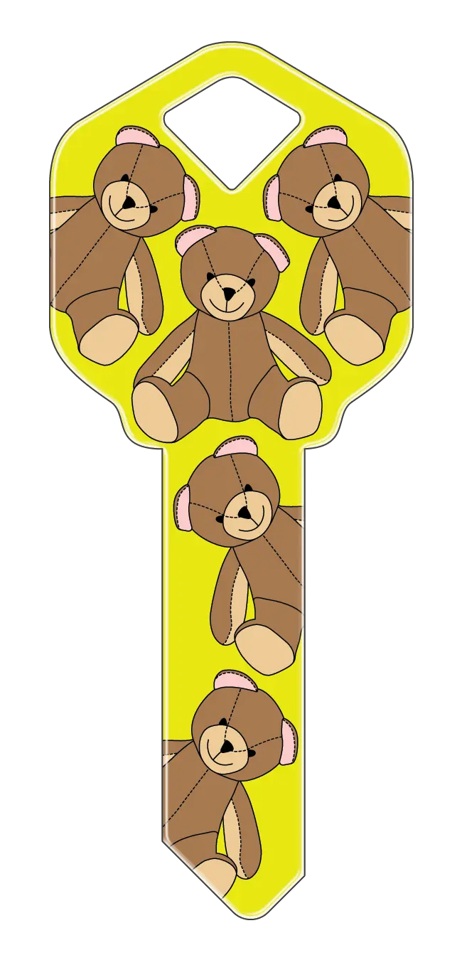 KW-HK33 Happy Keys Kwikset Teddy Bear
