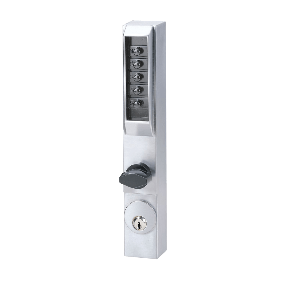DormaKaba 3001-26D-41 Narrow Stile Lock with Thumbturn, Satin Chrome