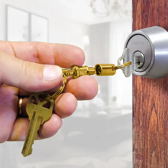 Lucky Line 70501 Quick Release Key Ring Brass 1 Per Card