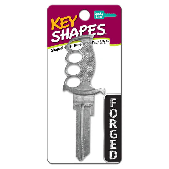Lucky Line B302K Forged Knife Key Shape Kwikset KW1/KW10 1 Per Card