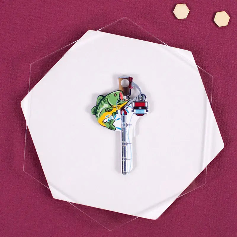 Lucky Line B117K Fishing KeyShapes Blank, Kwikset KW1/KW10