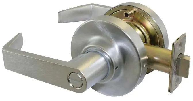 Marks USA 195L/26D Grade 1 Lock, Privacy, American Lever, 2-3/4", Satin Chrome
