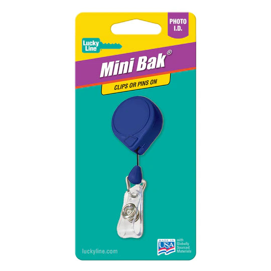 Lucky Line 42801 Mini-Bak with Badge Clip On 1 Per Card