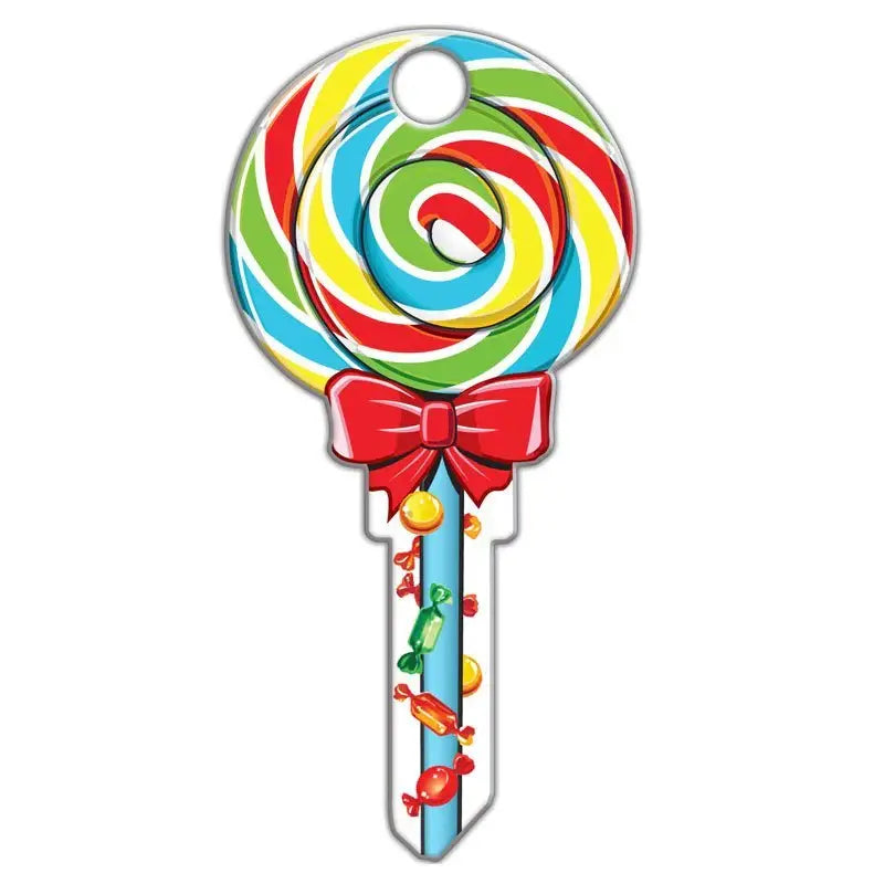Lucky Line B140K Lollipop KeyShapes Blank, Kwikset KW1/KW10