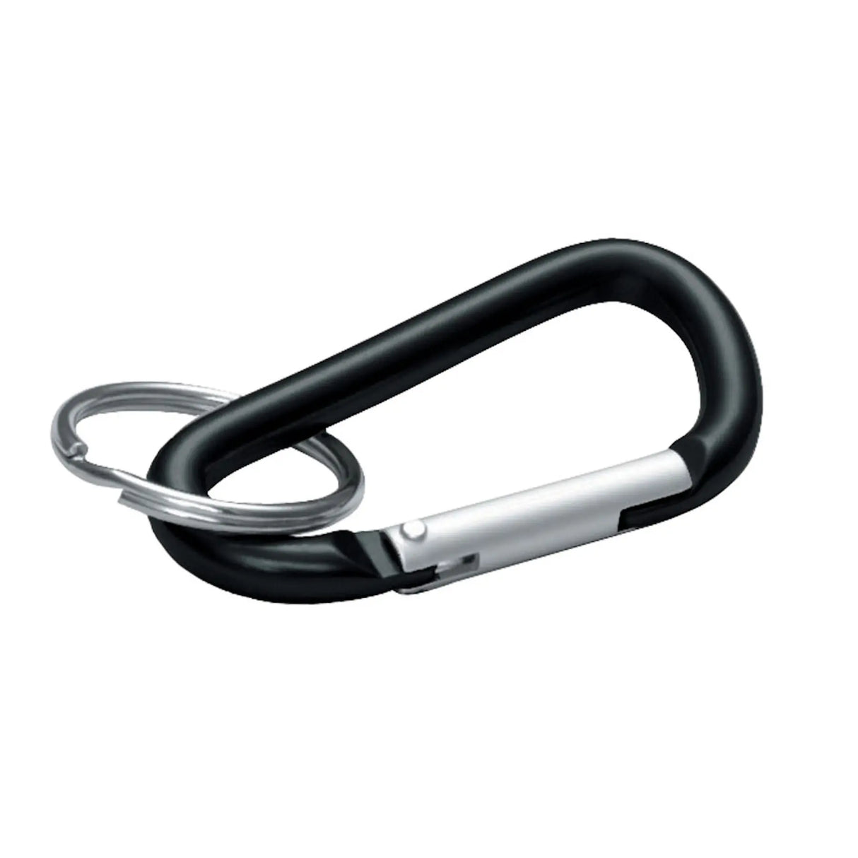 Lucky Line 46120 Large C-Clip with Split Key Ring Black 10 Per Pack