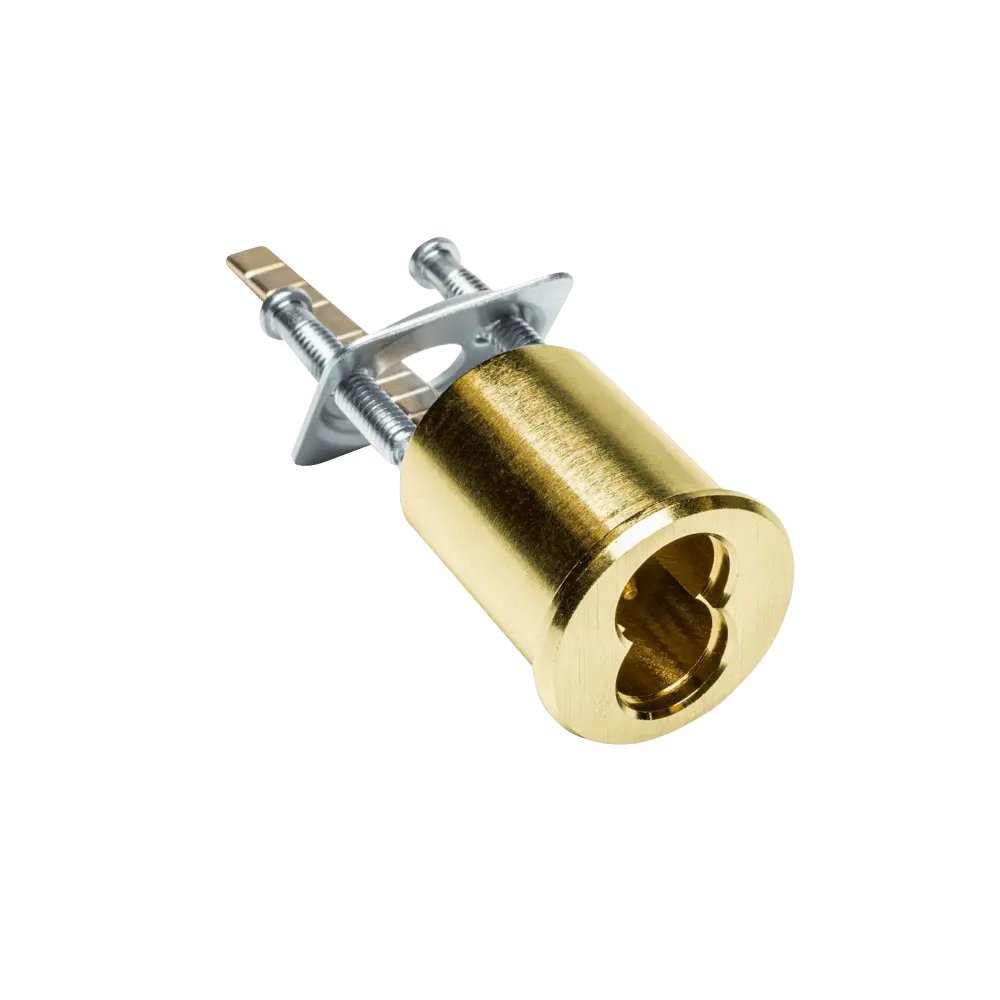 KSP 308-004 6/7 Pin Rim Housing, Less Core, Satin Brass