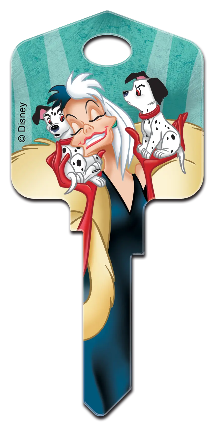 SC1-D98 Disney Keys Schlage Cruella De Vil