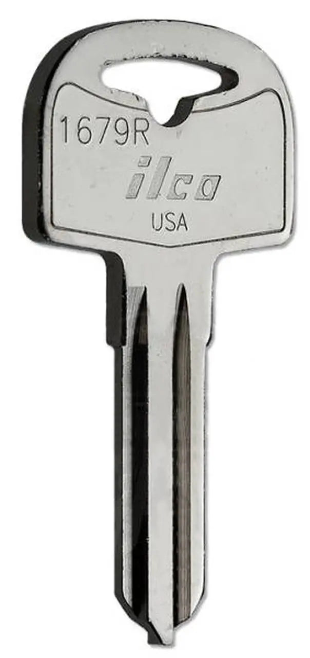 Kaba Ilco 1679R Cole Hersee Key Blank – Nickel-Plated Brass, Disc/Wafer Tumbler