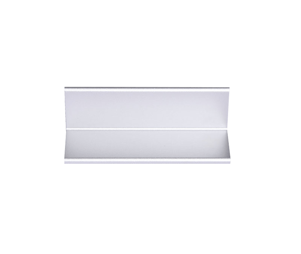 Securitron HEB-2CL-MM15 Header Extension Bracket, 2" for MM15 Series, Satin Aluminum Clear Anodized