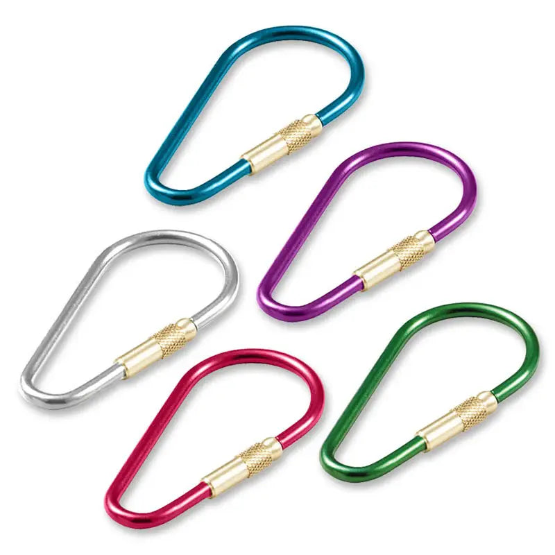 Lucky Line 73700 Anodized Oval Key Ring Asst 200 Per Display Box