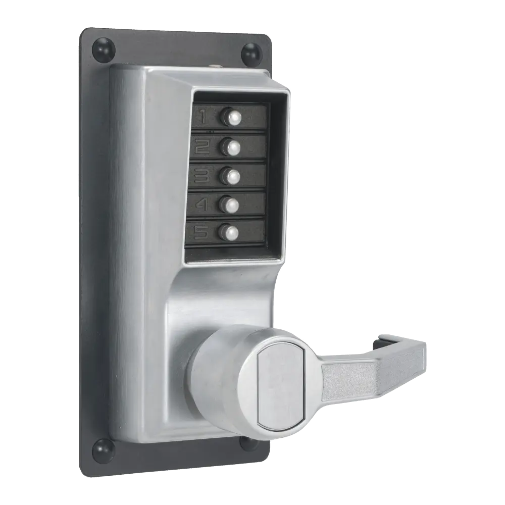 DormaKaba LRP1010-26D-41 Exit Trim Lever Lock, Combination Only, Right Hand Reverse, Satin Chrome