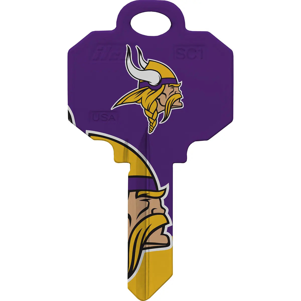 Kaba Ilco SC1-NFL-VIKINGS Minnesota Vikings Football House Key Blank SC1 Keyway