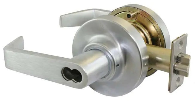 Marks USA 175RAB/26D Grade 2 Lock, Entry, American Lever, 2-3/4", SFIC, Satin Chrome