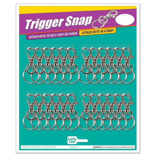 Lucky Line 44324 Mini Trigger Snap 24 Per Card