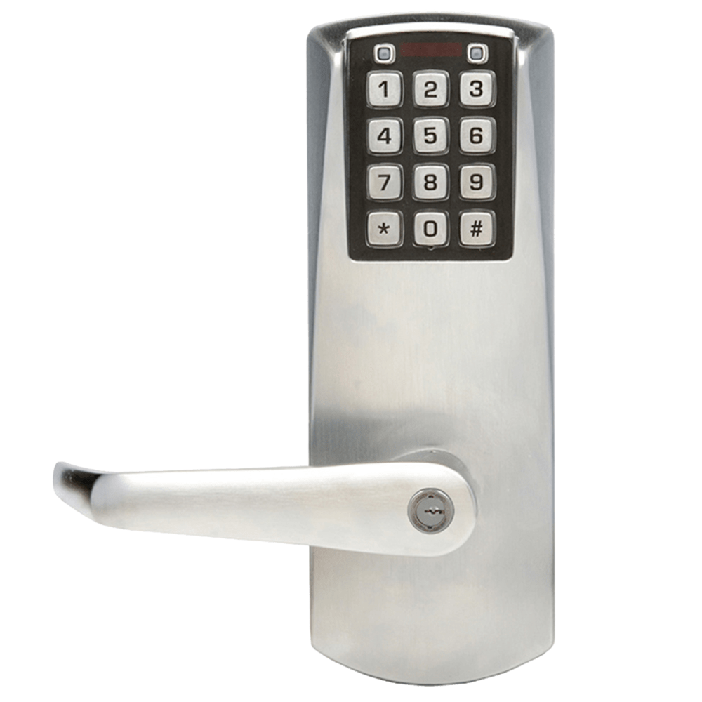 DormaKaba P201UXSLL-626-41 PowerPlex Exit Trim, Rim, Mortise, SVR Devices, KIL, Schlage C Keyway, Satin Chrome